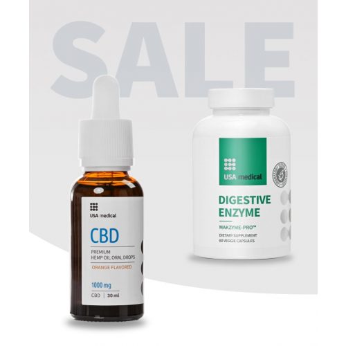 CBD Olaj 1000 mg + Digestive Enzyme kapszula