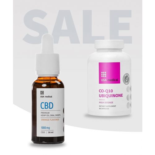 CBD Olaj 1000 mg + Q10 – koenzim kapszula