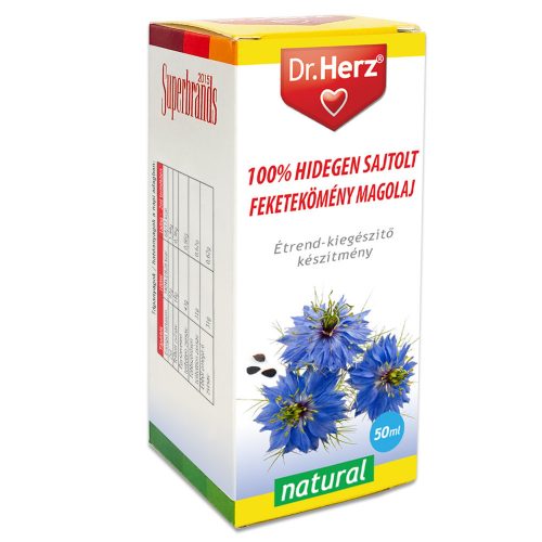 Dr. Herz Feketekömény magolaj 100% hidegen sajtolt 50ml