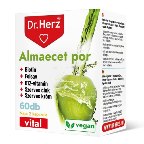 DR Herz Almaecet por + Biotin + Folsav kapszula 60 db DOBOZOS