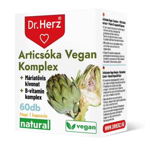 DR Herz Articsóka 400mg 60 db vegan kapszula 