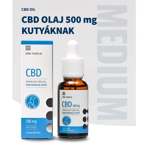 CBD olaj kutyáknak 500 mg CBD / 30 ml