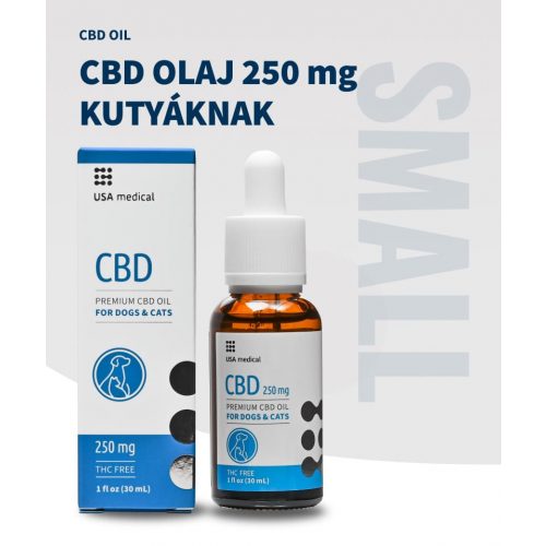 CBD olaj kutyáknak 250 mg CBD / 30 ml