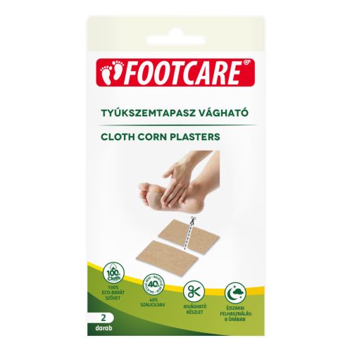 Footcare tyúkszemtapasz vágható 2 db 6x4 cm