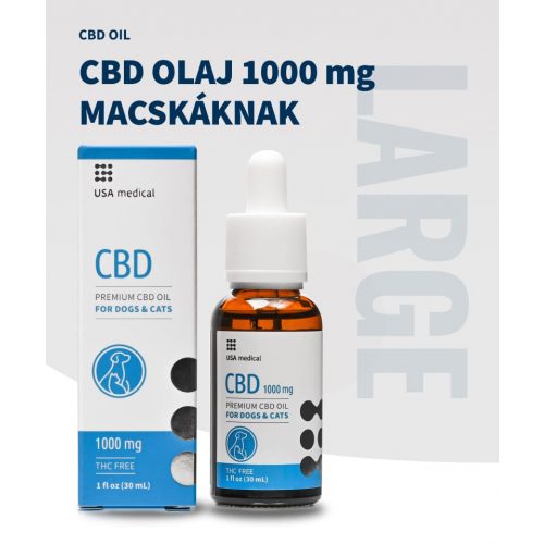 CBD olaj macskáknak 1000 mg CBD / 30 ml