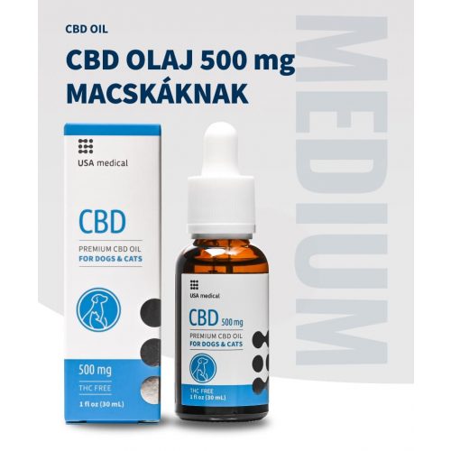 CBD olaj macskáknak 500 mg CBD / 30 ml