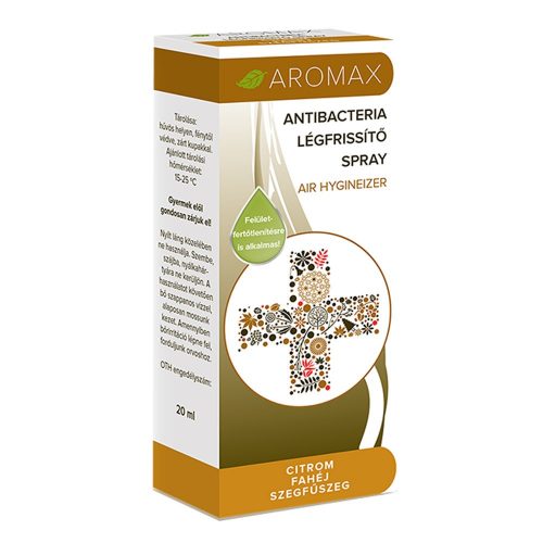 AROMAX ANTIBACTERIA Citrom-Fahéj-Szegfűszeg spray 20 ml