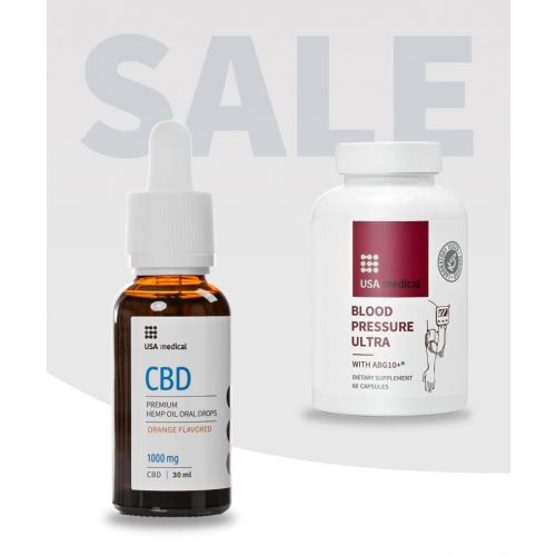 CBD Olaj 1000 mg + Blood Pressure Ultra kapszula