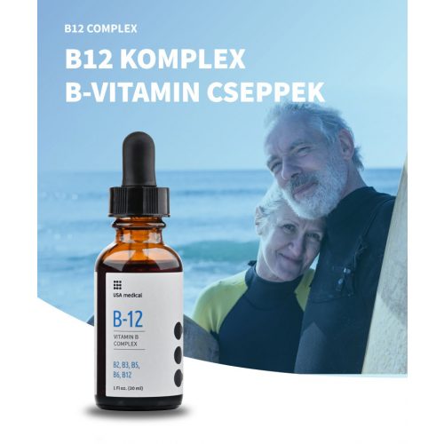 B-12 Komplex B-vitamin cseppek 30 ml