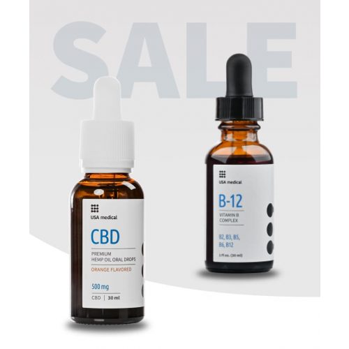 CBD Olaj 500 mg + B-12 Komplex