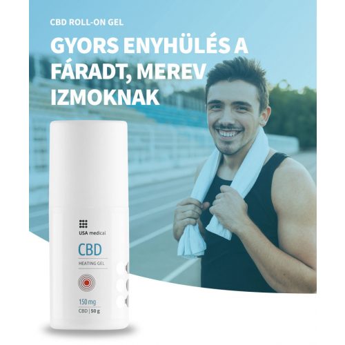 CBD golyós melegítő hatású gél 150 mg CBD | 50 g